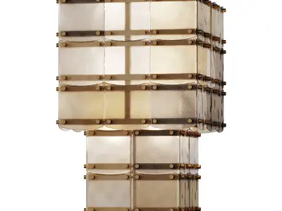 Chandelier Laurent light 3D model