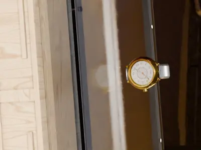 luxury watch Low-poly 3D model