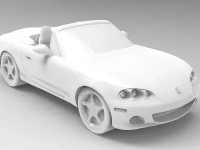 Car - Mazda 3D print model