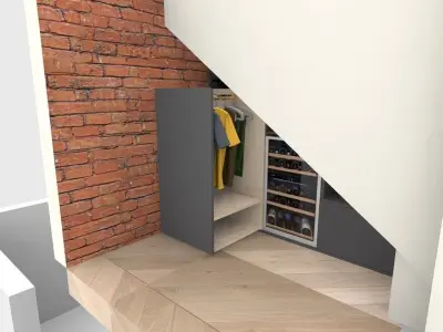 Amenagement sous escalier  Free 3D model