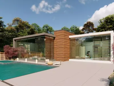 MODERN SMALL VILLA 3D model