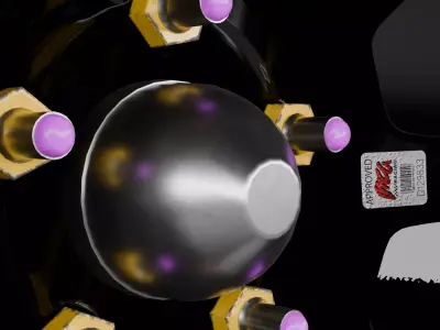 Aero Race Wheels Series 50 Rim Low-poly 3D model