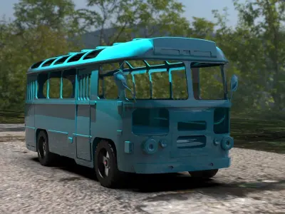 Bus PAZ 672 3D print model