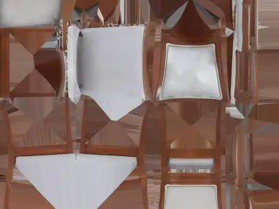 luxe chair 3D model