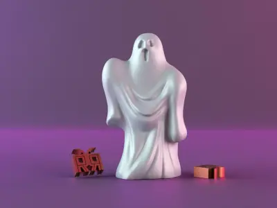 Halloween spirit decor 3D print model