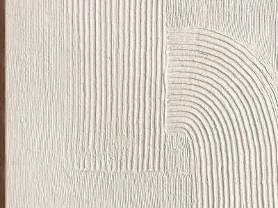 Plaster Two Photo Frame 477 Low-poly 3D model