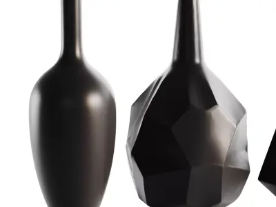 Vases Decor Set 03 3D model
