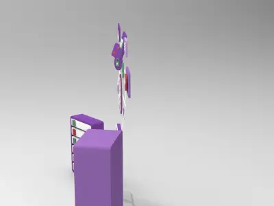 NFT 3D person Free low-poly 3D model