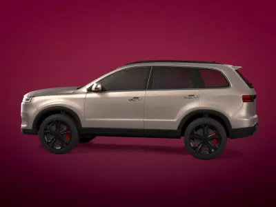 Generic Modern SUV Car -- Crossover -- Off-Road -- 4x4 -- AWD 3D model