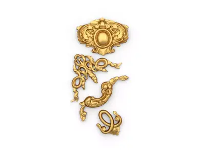 Classic decor ornament 294 3D model
