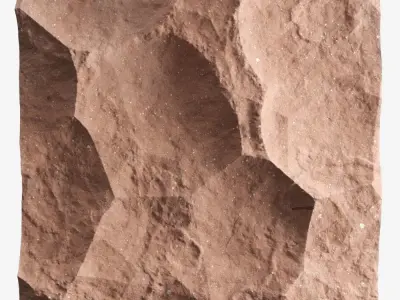 39-RockPanel rock wall 3D model