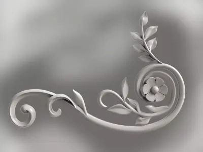 3d model of decor for a CNC milling machine 3D print model