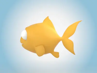 Goldfish 3D model