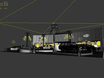 Exhibition - Area - 20X25-3DMAX2009-011 3D model