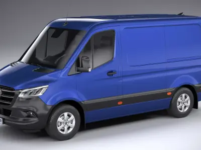 Mercedes-Benz Sprinter Van Short 2025 3D model