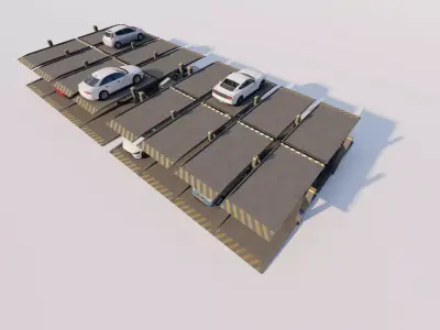 Parking-Parking Lot 3D model