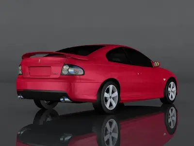 Pontiac GTO 2006  Low-poly 3D model