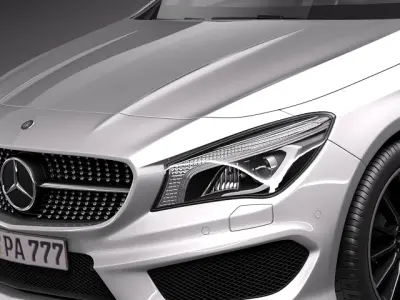 Mercedes-Benz CLA-class AMG 2014 3D model