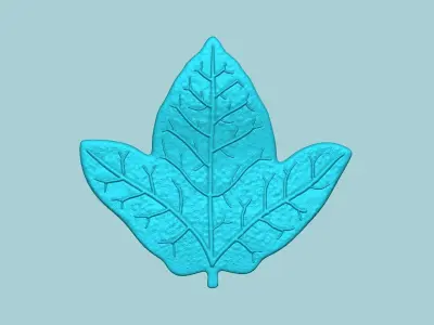 Montpellier Maple Leaf - Molding Artificial EVA Craft 3D print model