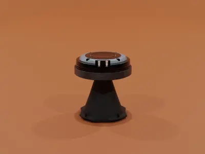 Tweeter- Driver cornet - 02 Blender 3d Free 3D model