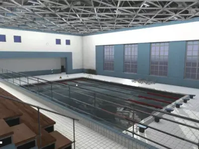 Swimming Pool Low-poly 3D model buy