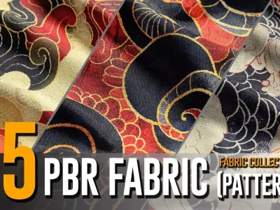 55 PBR Fabric Collection - VOL 01 Texture