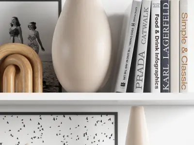 West Elm decoration 1 3D model