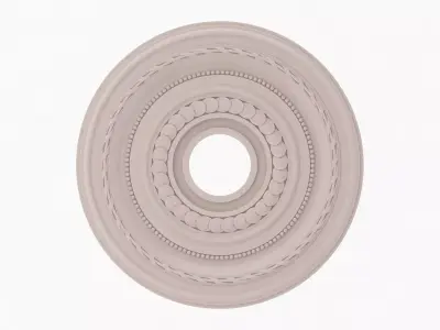 Classic Ceiling Medallion 10 3D model