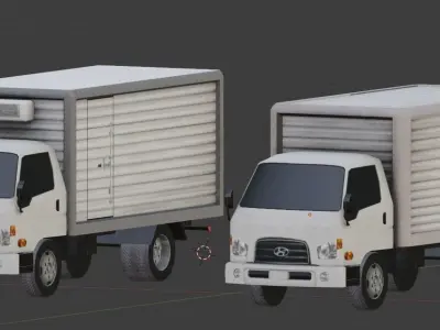 Hyundai Mighty Low-poly 3D model