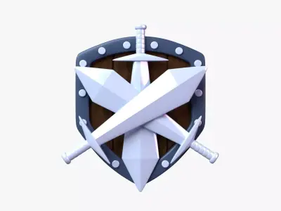 Silver Tier 3D Illustration 3D model