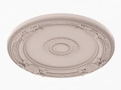 Classic Ceiling Medallion 46 3D model