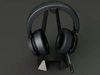 Razer Kraken V2 Headphones 3D model