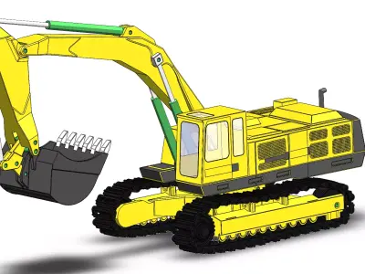 EXCAVATOR sprocket 3D model