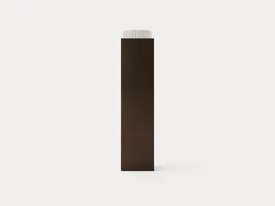 Sperry wall lamp - Bronze and clear glass Low-poly 3D model
