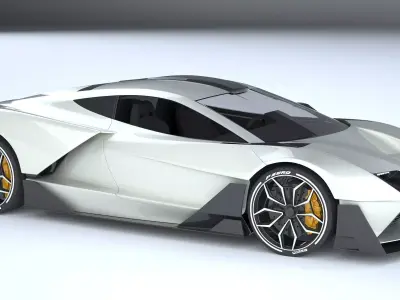 Hybercar Aria FXE 3D model