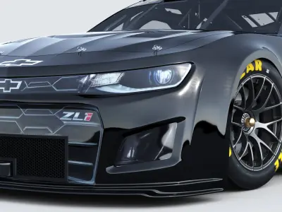 Chevrolet Camaro Nascar NextGen 2022 Template Update 3D model
