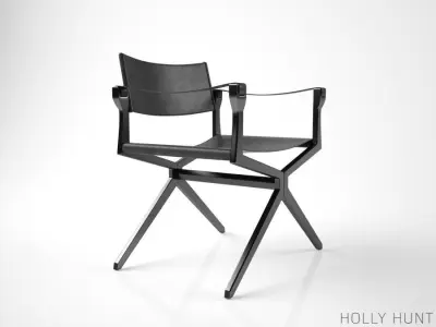 Holly Hunt Haka Director Chair 3D model