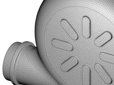 Toddler Air Blower Toy 3D model