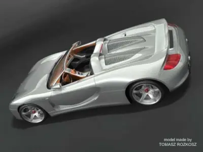 Porsche Carrera GT 2006 3D model