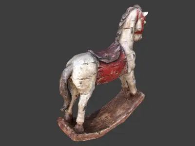 Decorative Horse Low-poly 3D model