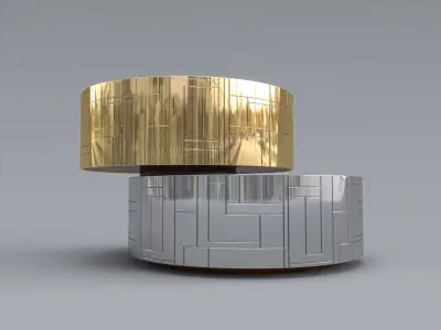 Torc Side Table 3D model
