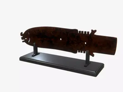 Highly detailed Asian Decoration PBR 3D model