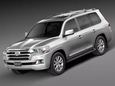Toyota Land Cruiser 2016 3D model