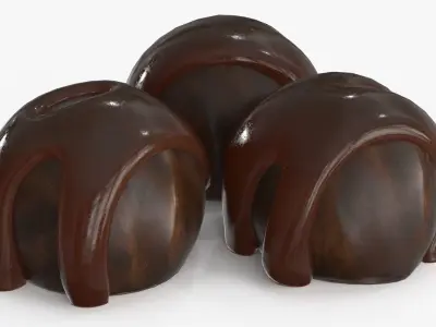 Chocolate Candy Low-poly 3D model