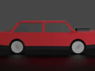Car Low Poly 3D model purchase