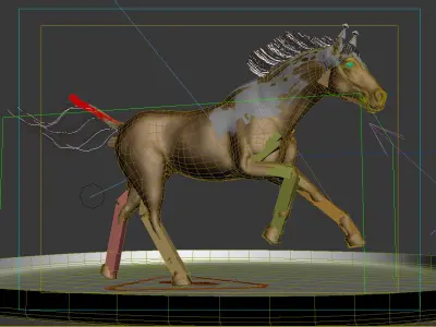 Horse final 3D model