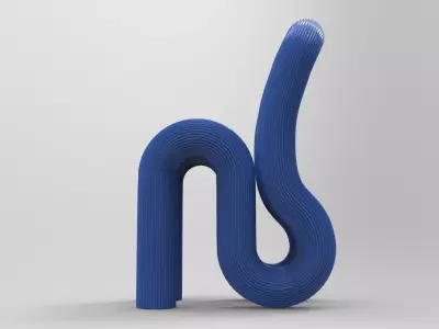 Pettuse Chair Low-poly 3D model