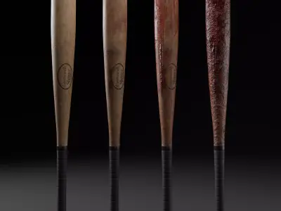 Baseball Bat - Game Ready  Low-poly 3D model