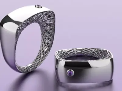 Luxury women ring 3D print model