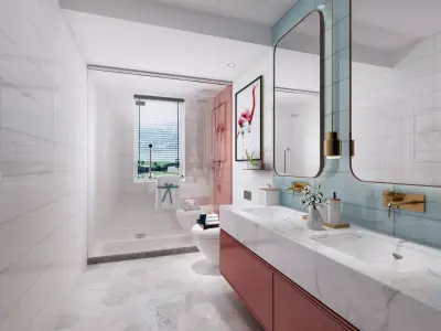 bathroom 3D model purchase